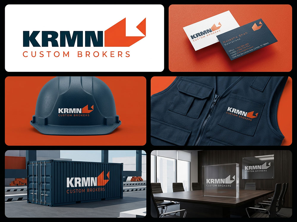 KRMN Custom Brokers — Logo & Branding