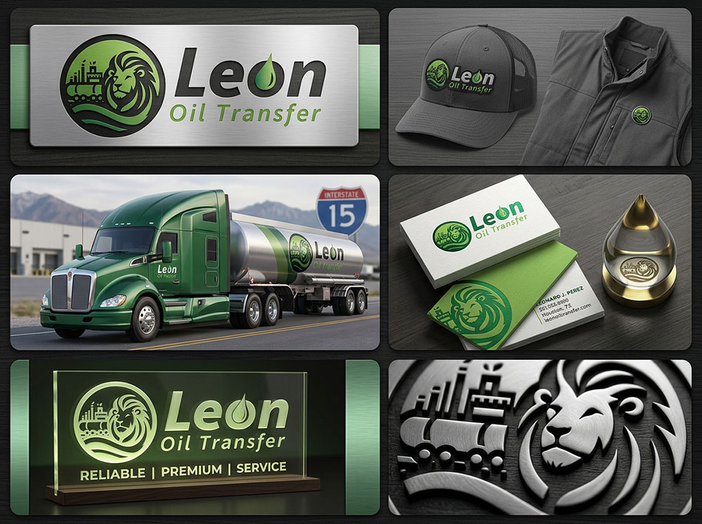 Leon Oil Transfer — Logo & Branding