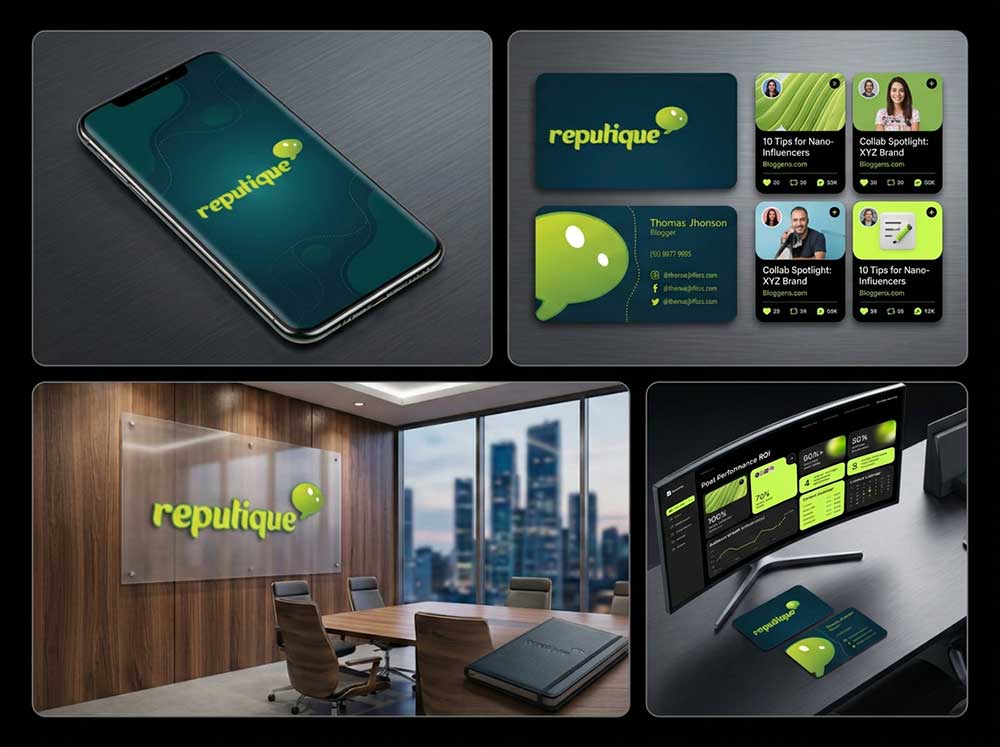 Reputique — Logo & Branding