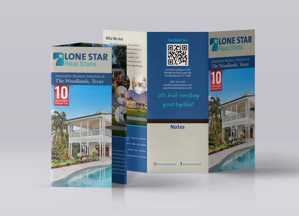 Lone Star Real State — Logo & Brochure