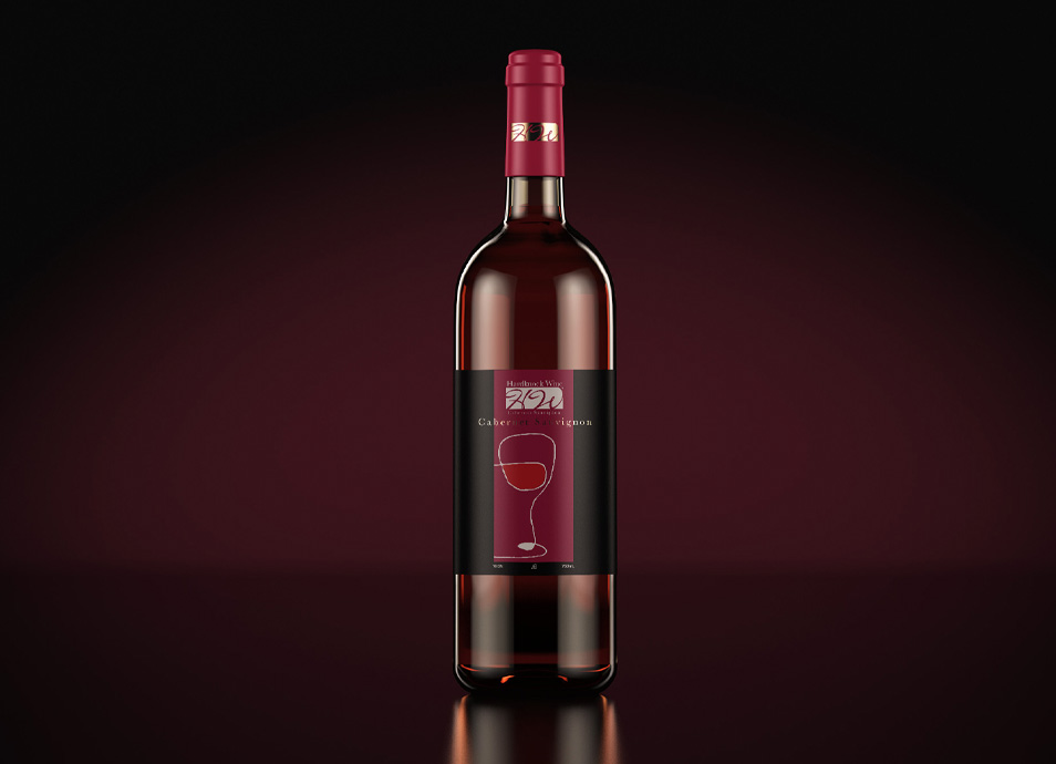 Hamcock Wine — Diseño de etiqueta