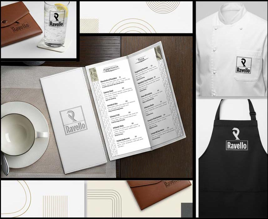 Ravello — Logo & Menu Design